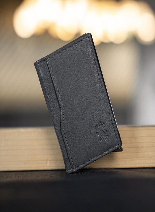 Red Tape Grey Slim Wallet for Men & Women | RFID Blocking Pop-Up Card Holder | Minimalist Design with Smart Pockets & One Pull Access - Image 4